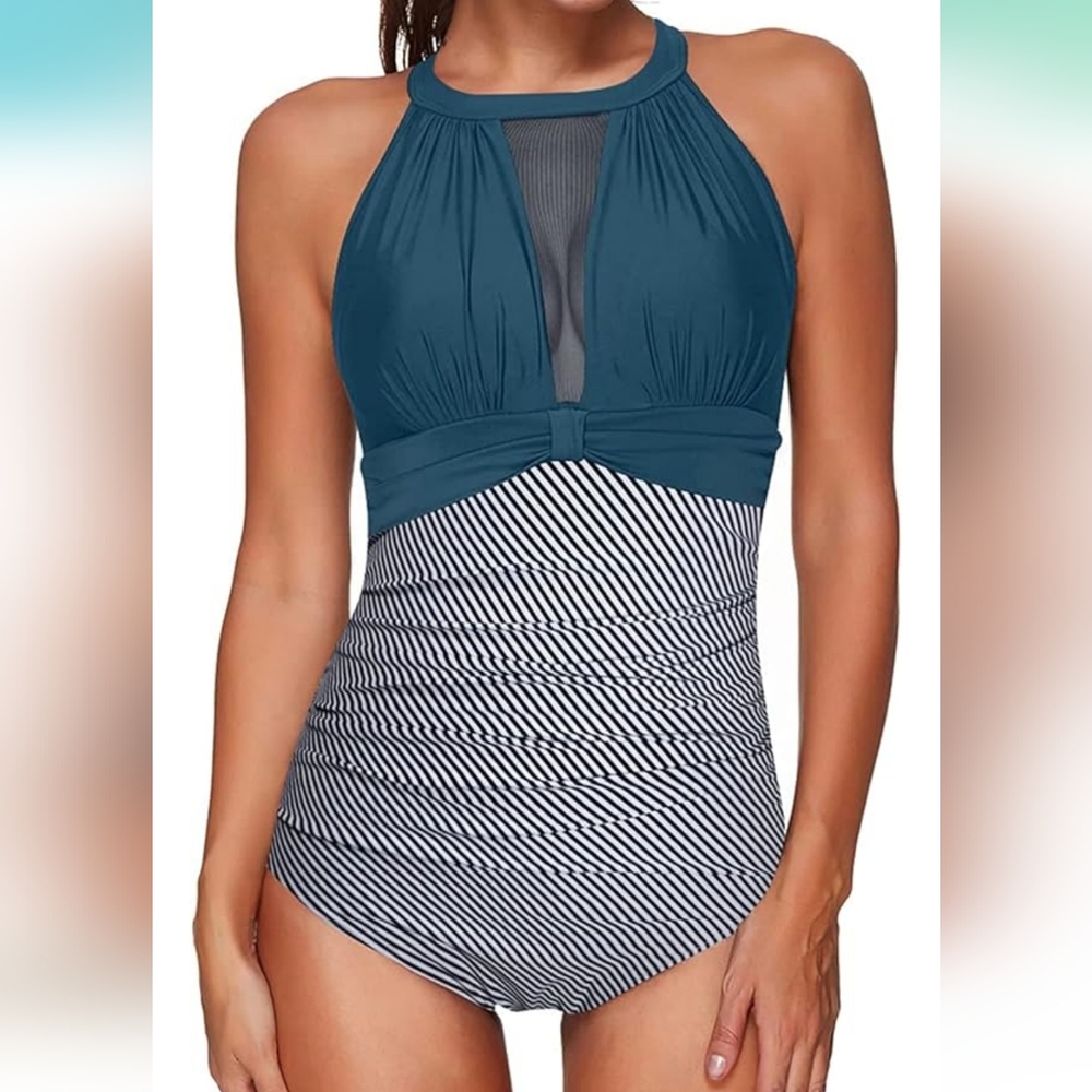 TEMPT ME PLUS SIZE Mesh One Piece Swimsuit
